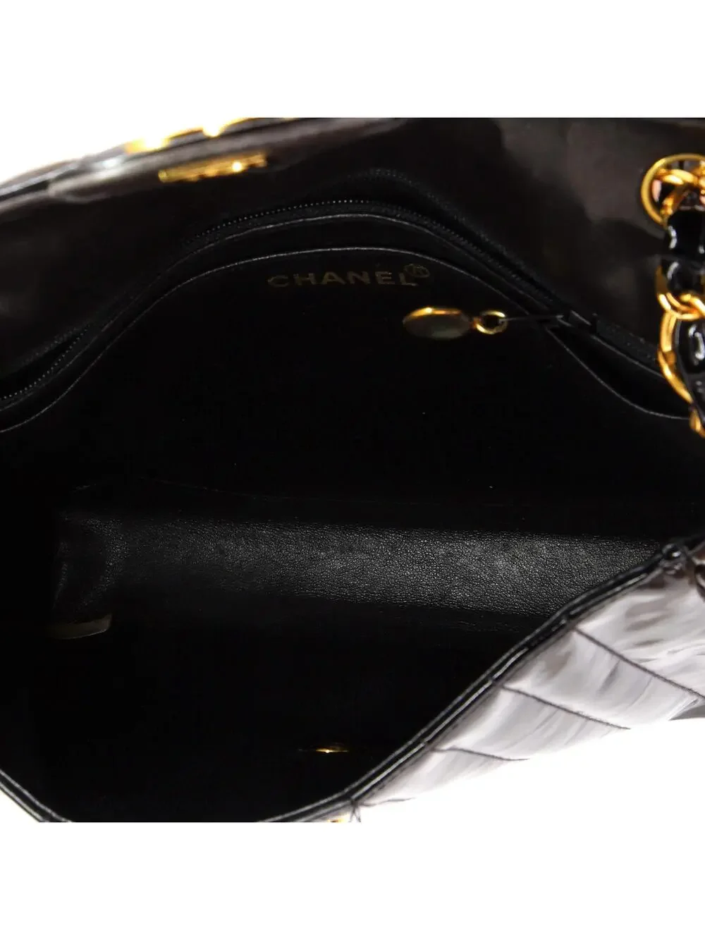 Chanel Vintage Cc Chain Flap Bag #294729C22B